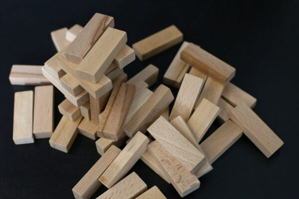 Wooden Stacking Blocks Drinking Game
